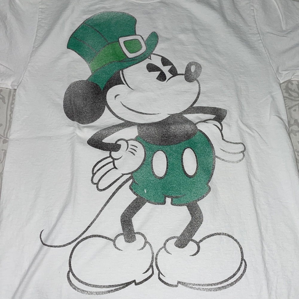 Mickey Mouse Disney Leprechaun Oversized Tee - Picture 2 of 4